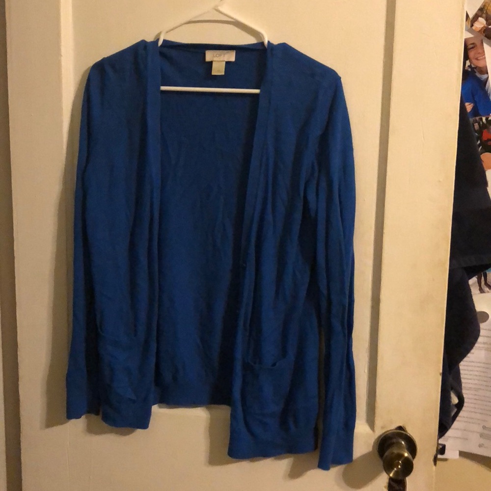 Royal blue cardigan